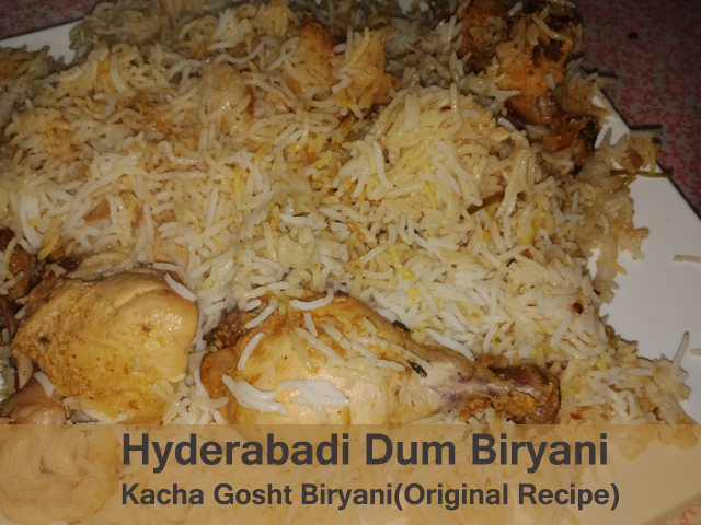Hyderabadi Dum Biryani recipe