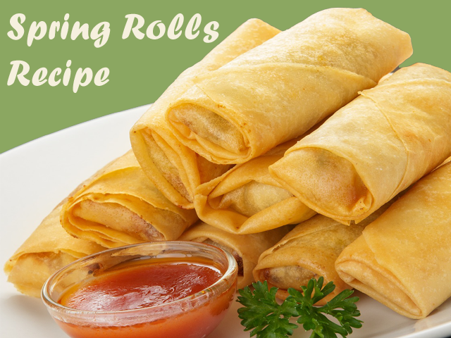 Crispy Spring Rolls Recipe | ErumSalman.com