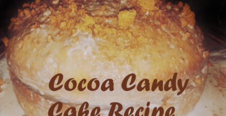 Cocoa Candy Cake Recipe