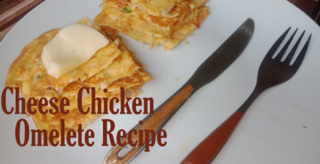 cheese chicken omelette Recipe